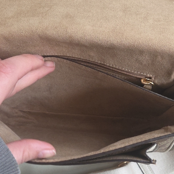 Coach Lucy Cream and Brown Crossbody Bag - Picture 5 of 8